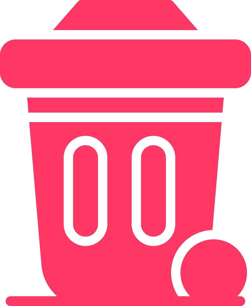 Dustbin Creative Icon Design vector