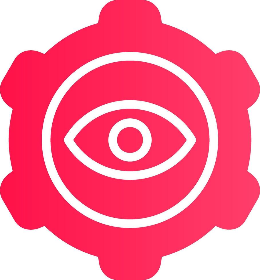 Eye Setting Creative Icon Design vector