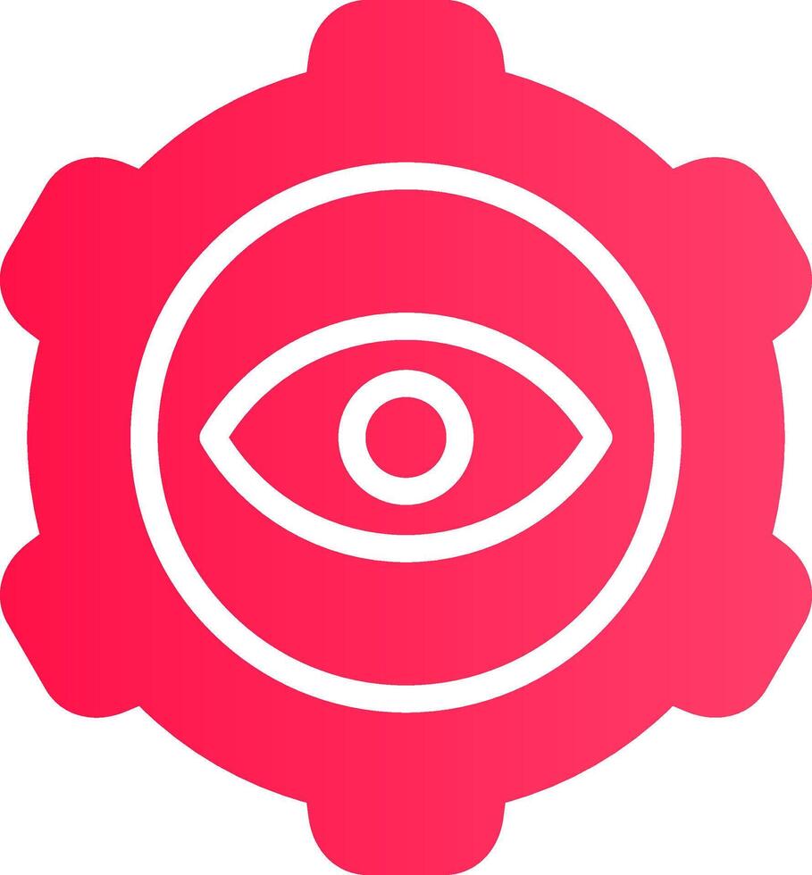 Eye Setting Creative Icon Design vector