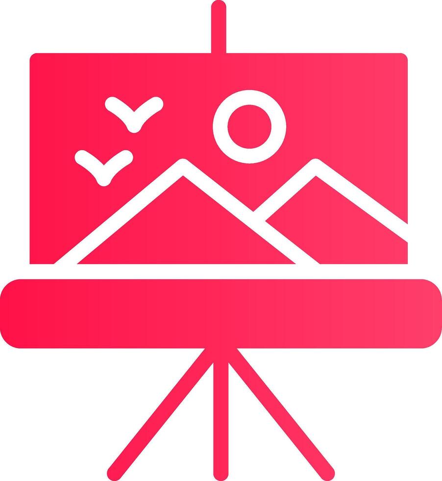 Canvas Creative Icon Design vector