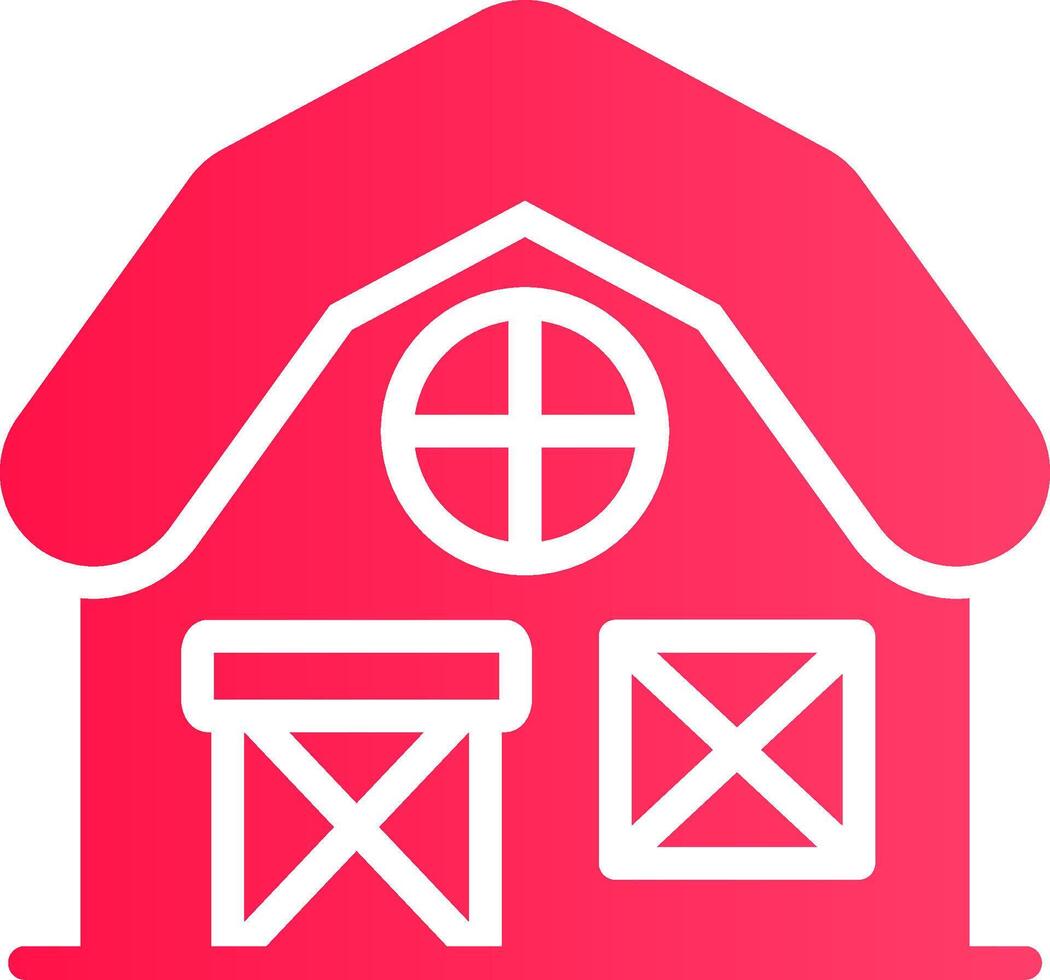 Barn Creative Icon Design vector