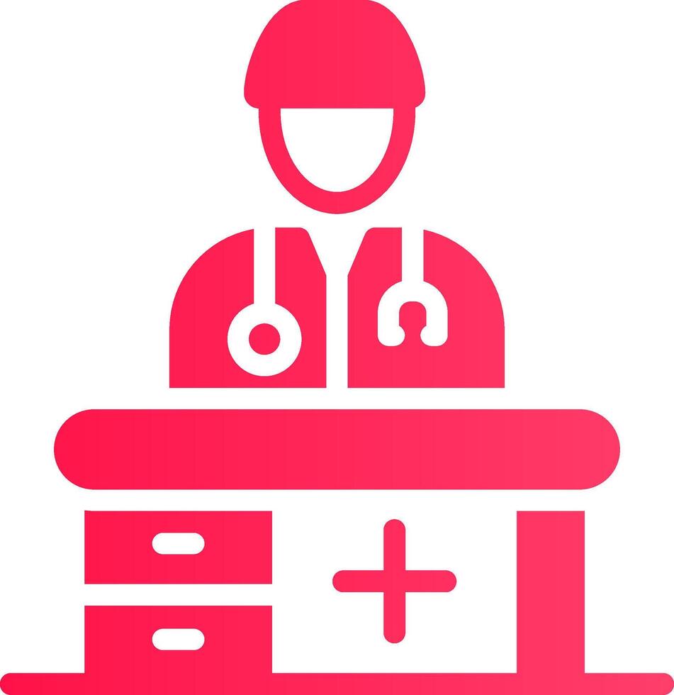 Doctor Office Creative Icon Design vector