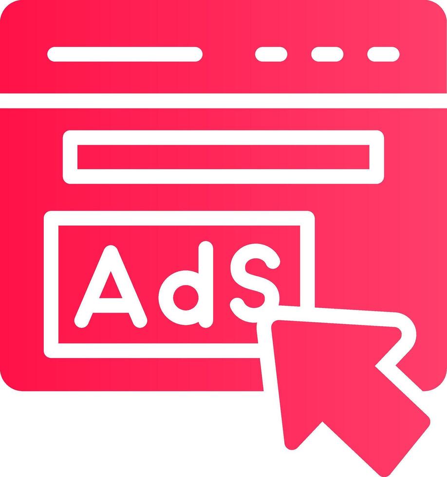 Advertising Creative Icon Design vector