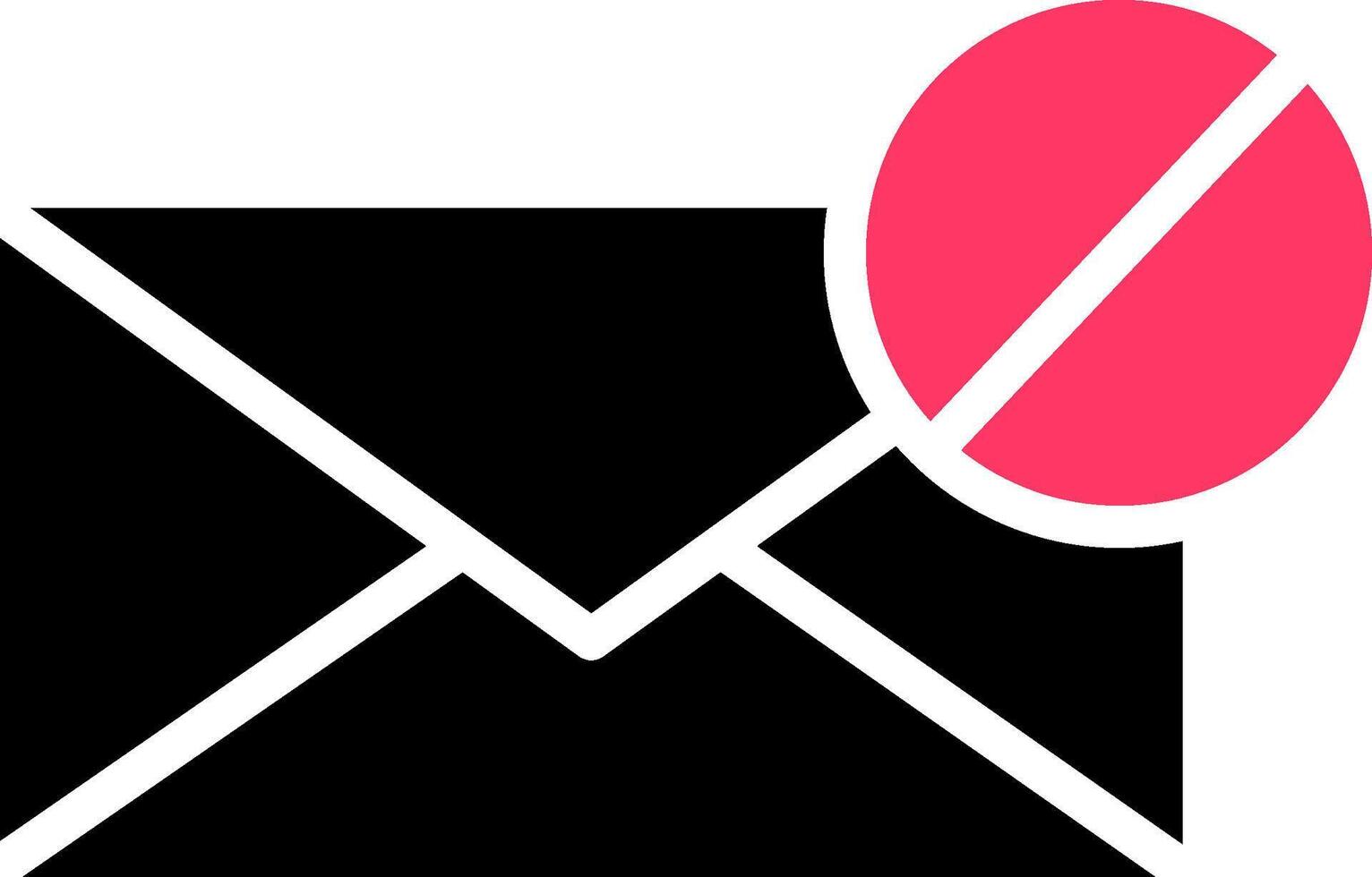 diseño de icono creativo de bloque de correo electrónico vector