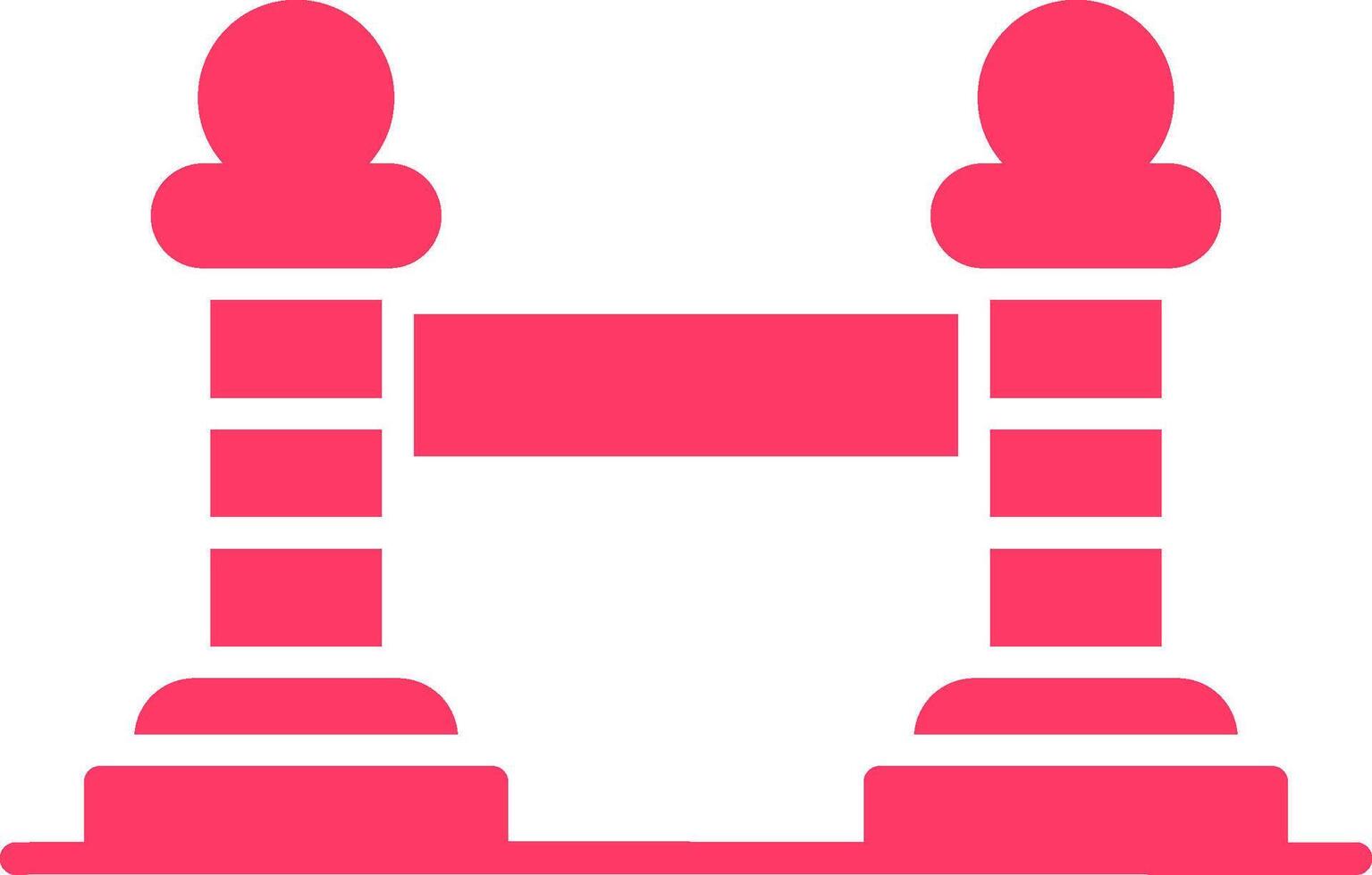 Stanchion Creative Icon Design vector