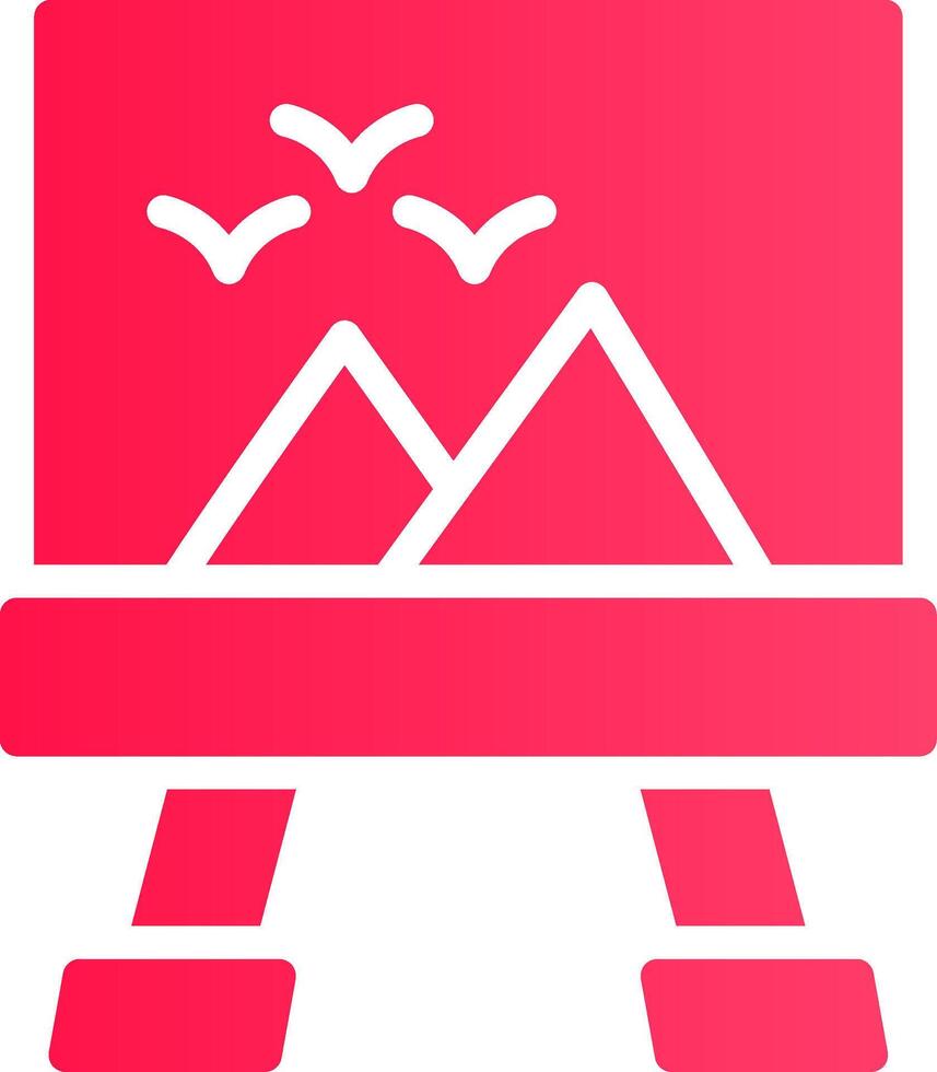 Canvas Creative Icon Design vector