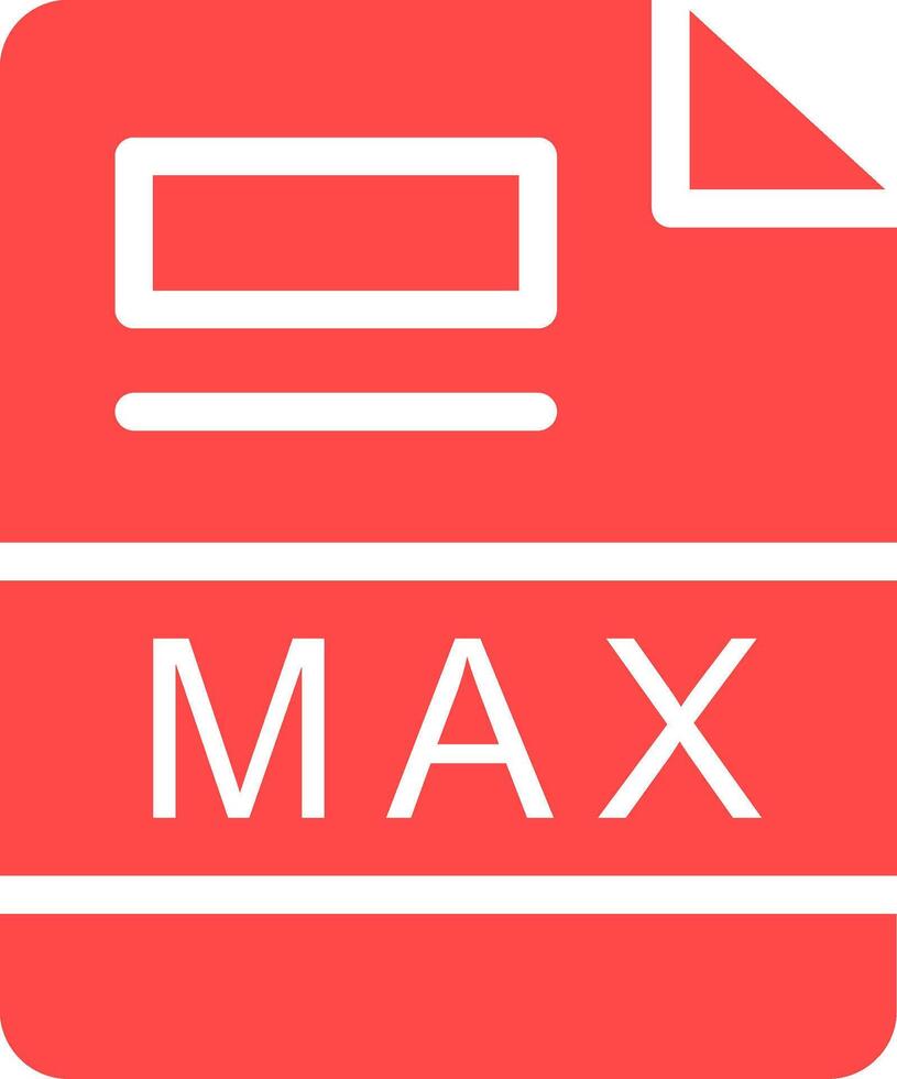 MAX Creative Icon Design vector