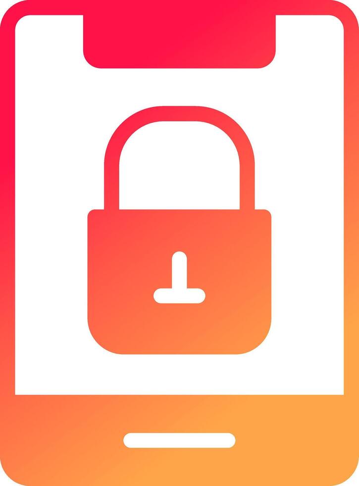 Lock Screen Creative Icon Design vector