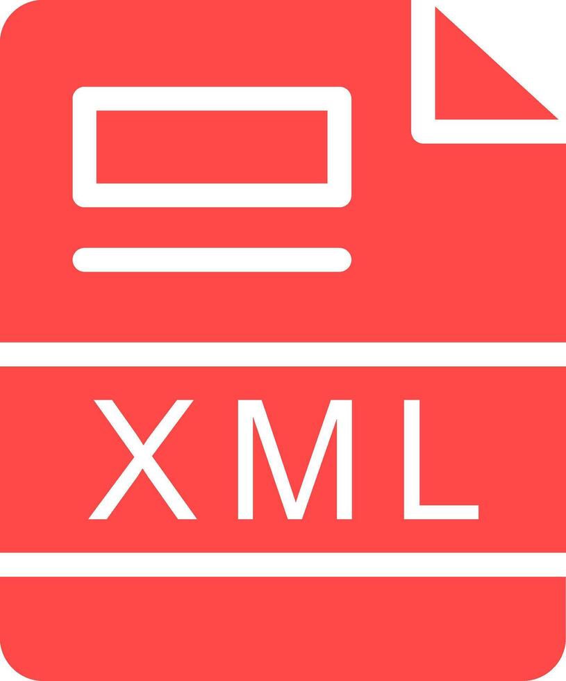 XML Creative Icon Design vector