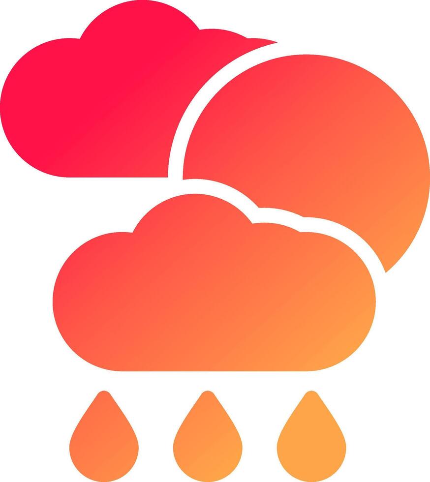 Weather Forecast Creative Icon Design vector