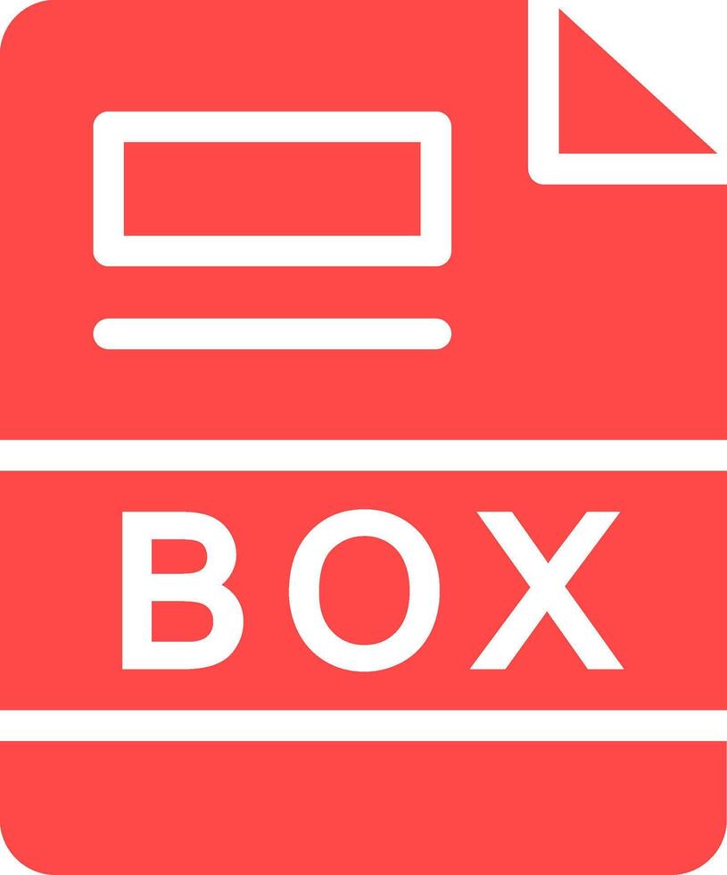 BOX Creative Icon Design vector