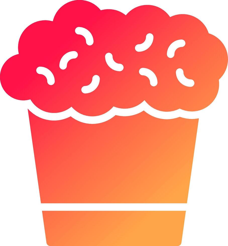 Popcorn Creative Icon Design vector