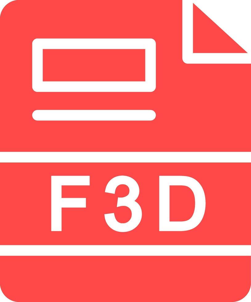 f3d creativo icono diseño vector