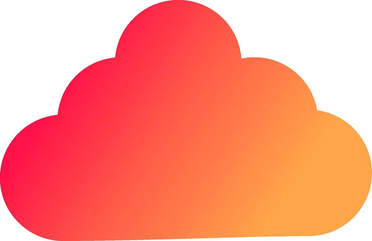 Cloud Creative Icon Design vector