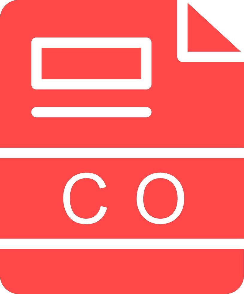 CO Creative Icon Design vector
