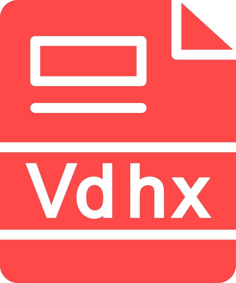 Vdhx Creative Icon Design vector