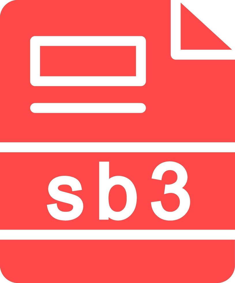 sb3 Creative Icon Design vector