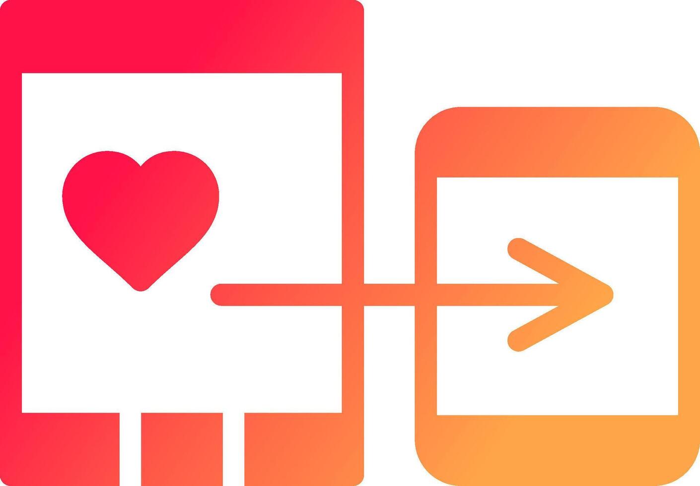 Glyph Gradient Design vector