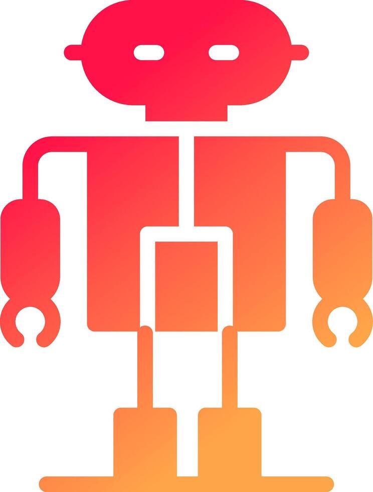 diseño de icono creativo robot vector