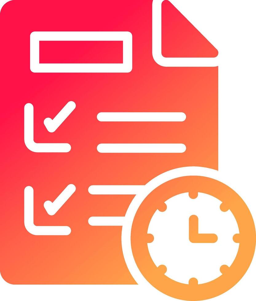Glyph Gradient Design vector