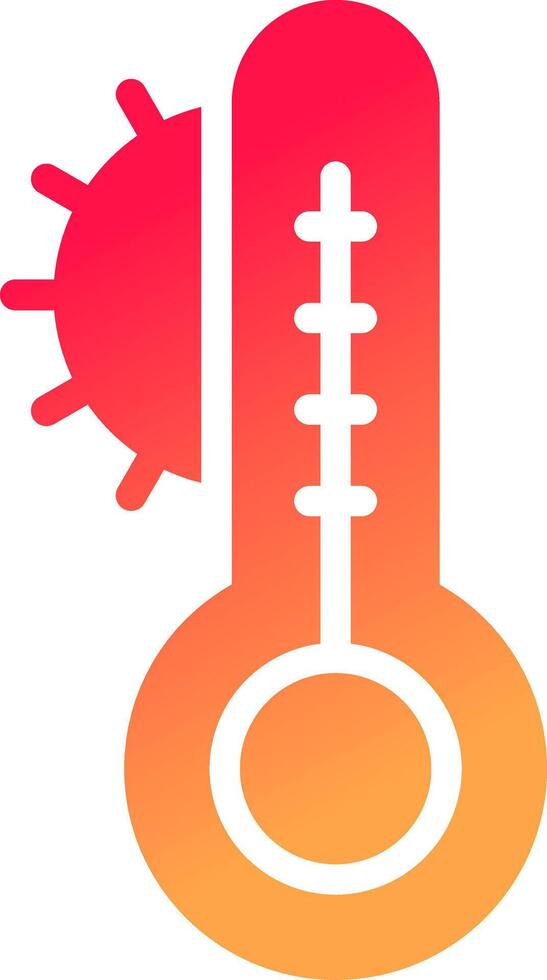 Temperature Creative Icon Design vector