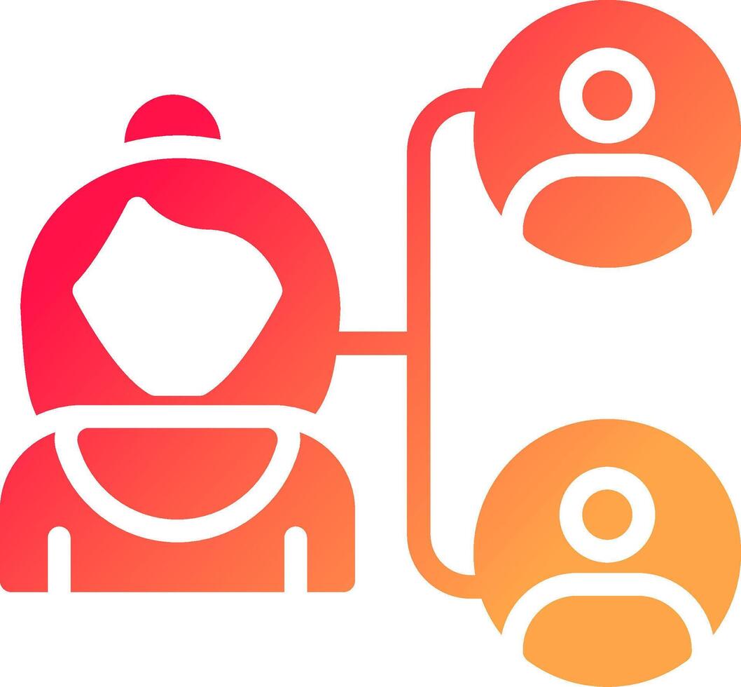 Manager Creative Icon Design vector