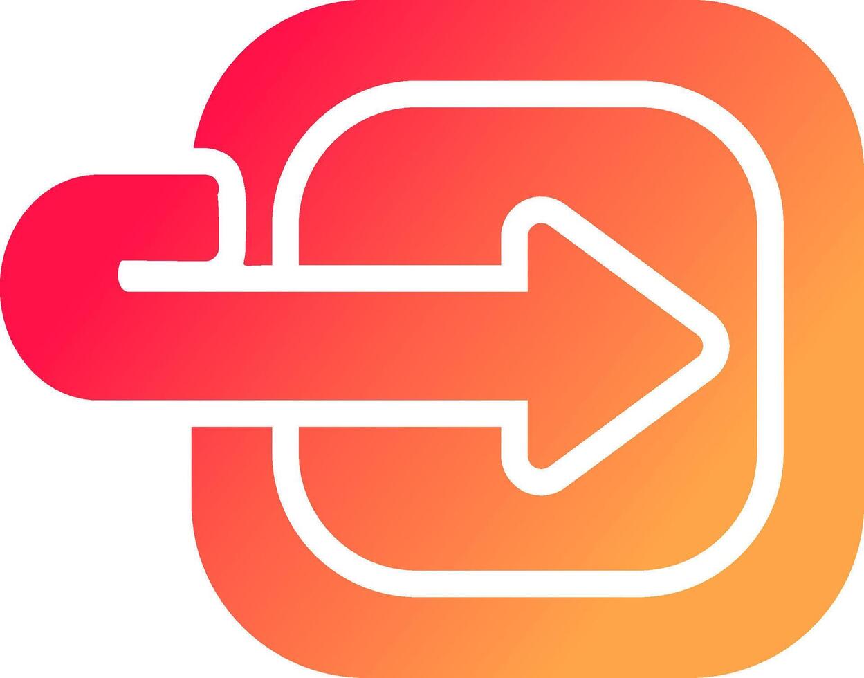 Moving Forward Creative Icon Design vector