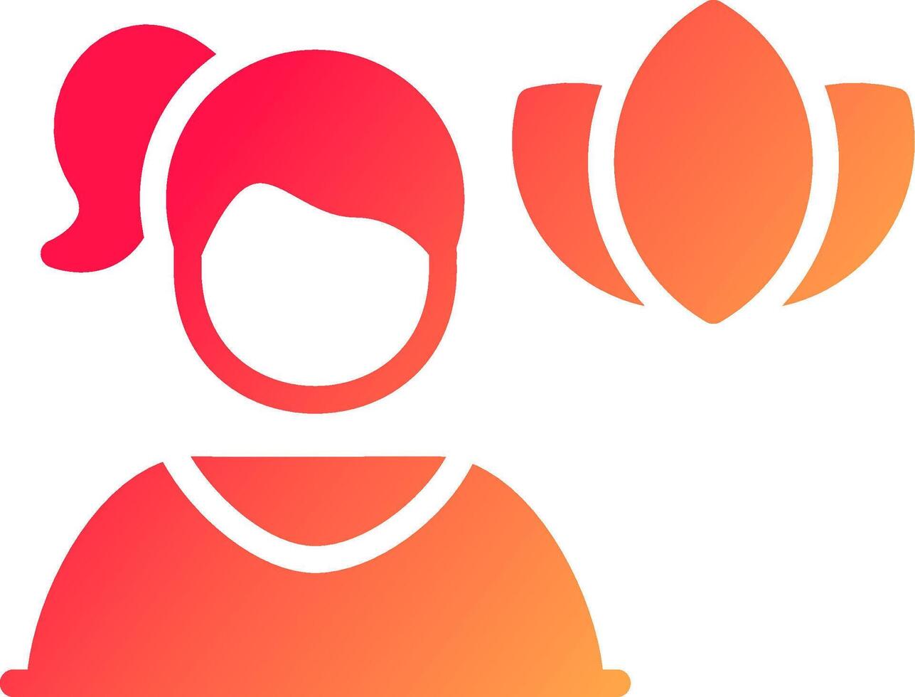 Meditation Creative Icon Design vector