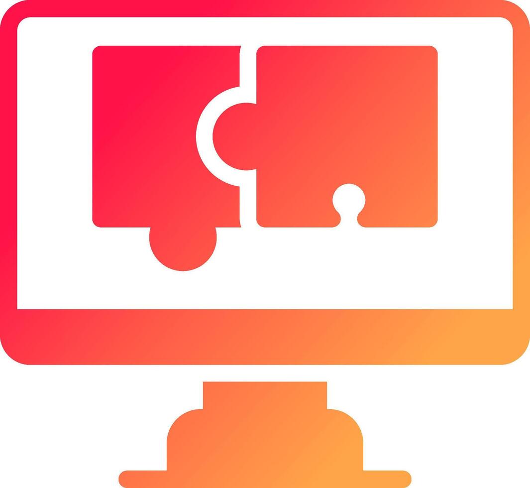 Puzzle Creative Icon Design vector