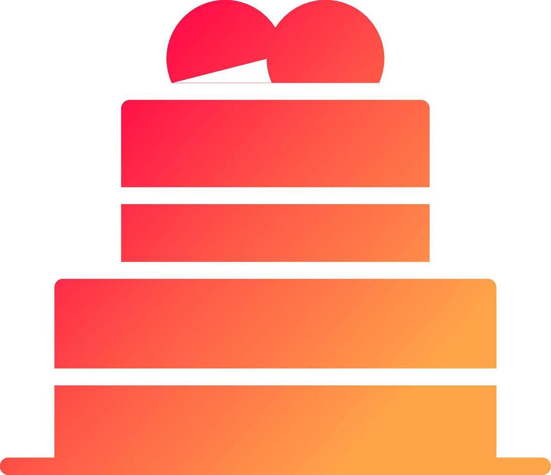 Cake Creative Icon Design vector