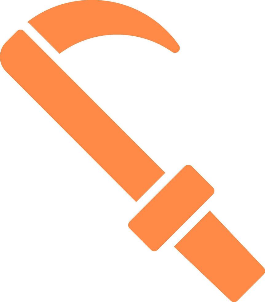 Scythe Creative Icon Design vector