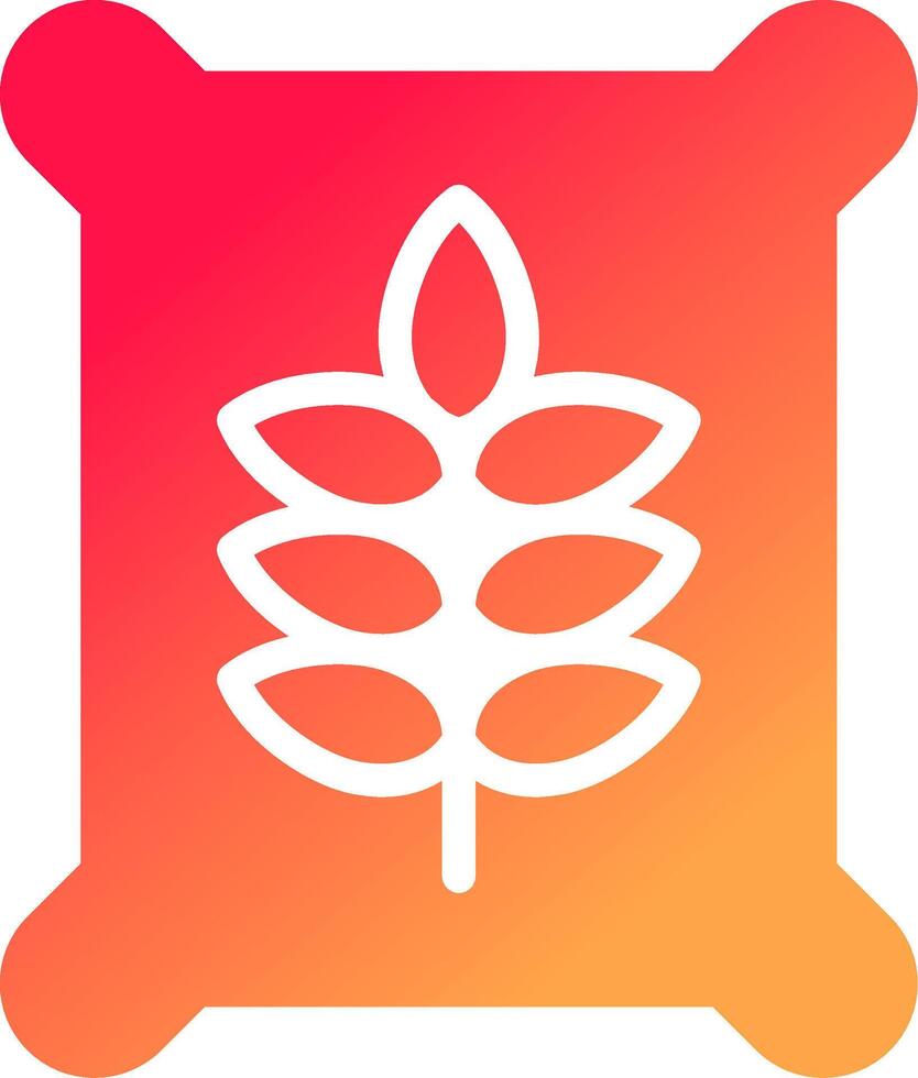 Seed Bag Creative Icon Design vector