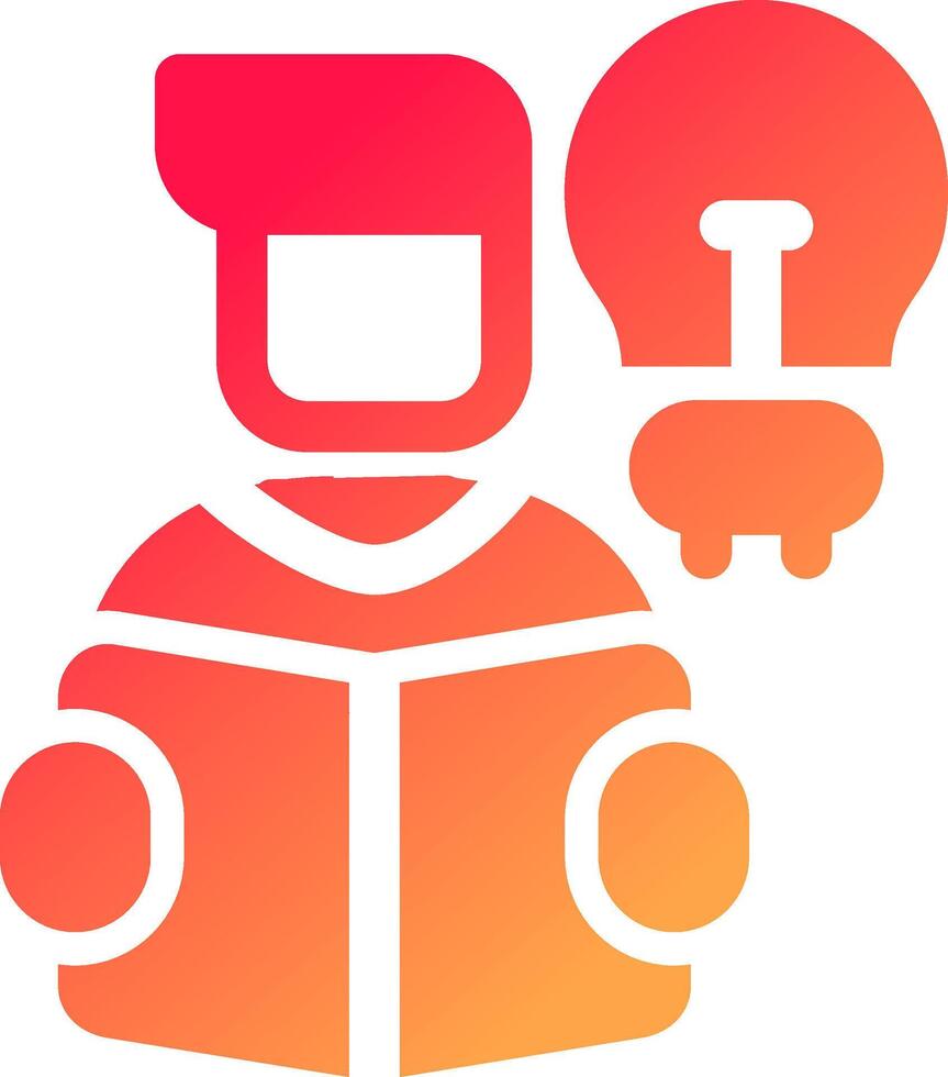 Self Learning Creative Icon Design vector