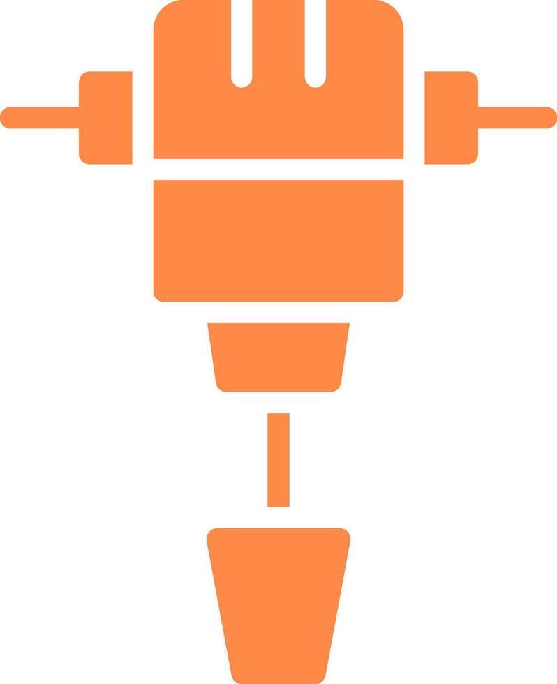 Jackhammer Creative Icon Design vector