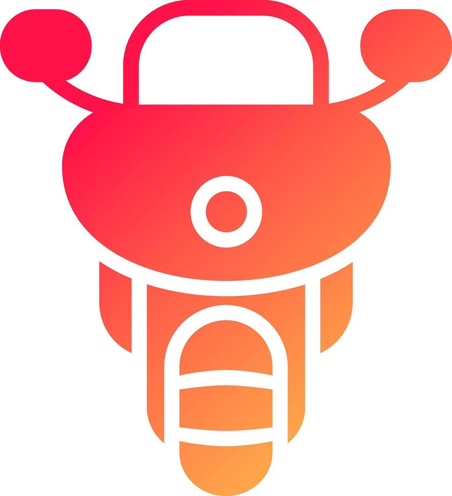 Motorbike Creative Icon Design vector