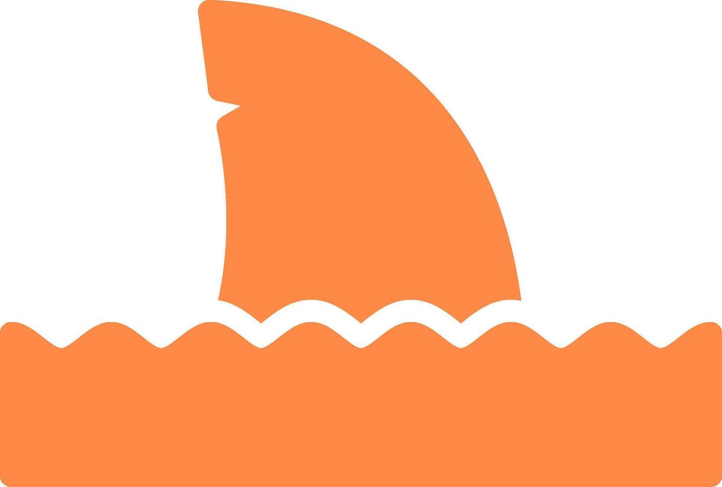 Shark Creative Icon Design vector