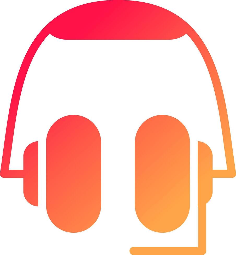 auriculares creativo icono diseño vector