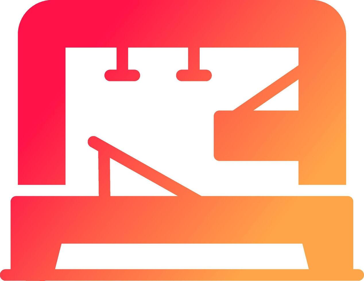 Pilates Tower Creative Icon Design vector