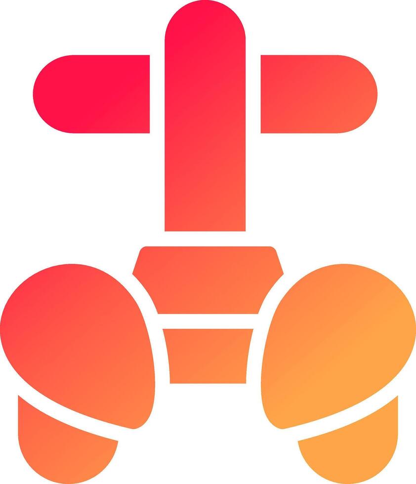 Police Segway Creative Icon Design vector