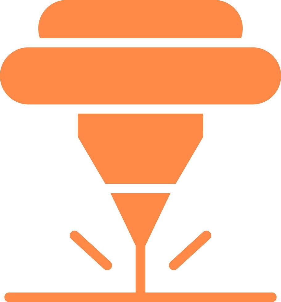 Laser Creative Icon Design vector