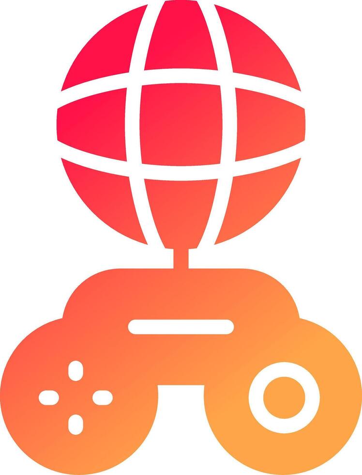 Global Gaming Creative Icon Design vector