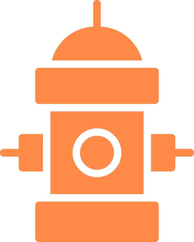Fire Hydrant Creative Icon Design vector