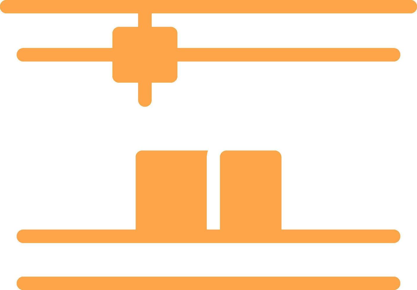 3D Printing Creative Icon Design vector
