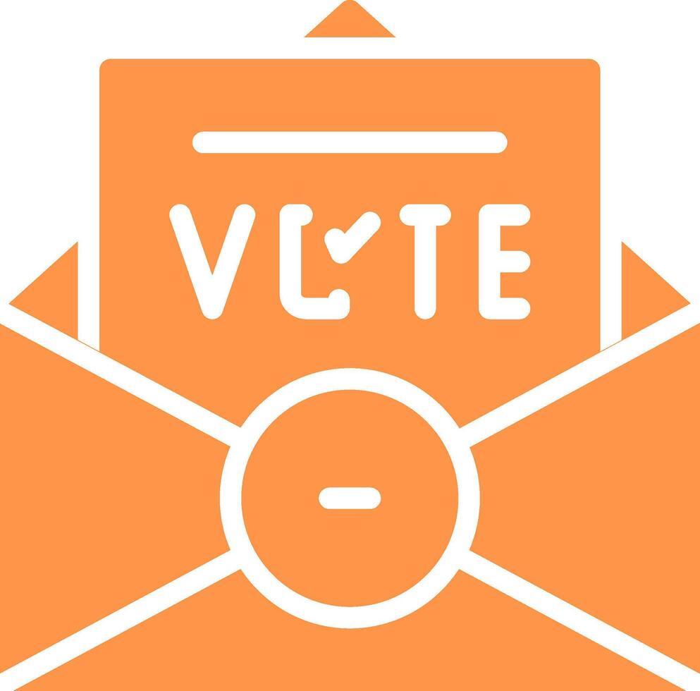 votar diseño de icono creativo vector