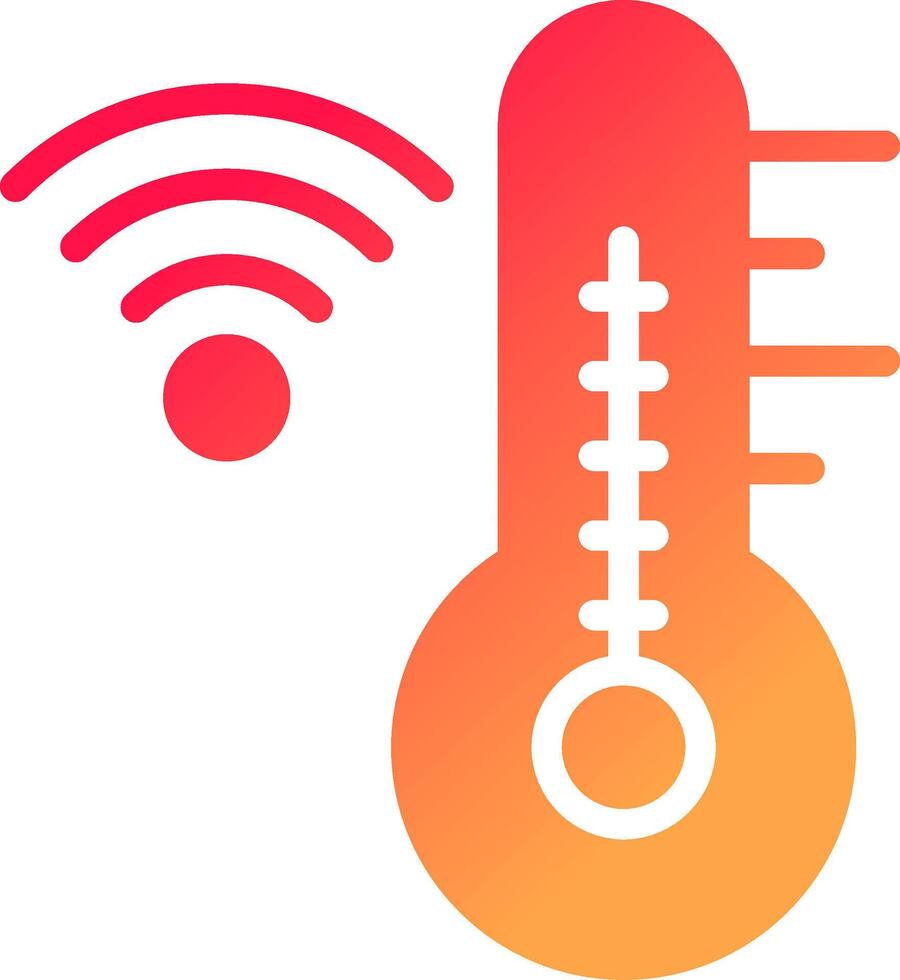 Thermostat Creative Icon Design vector