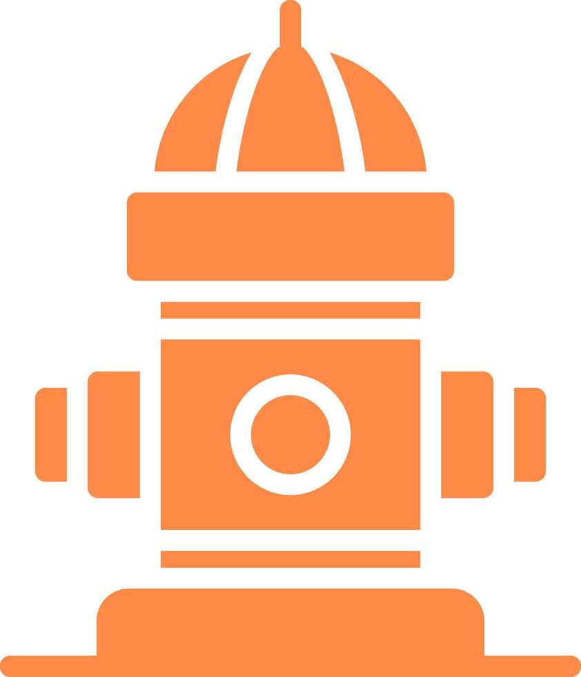 Fire Hydrant Creative Icon Design vector