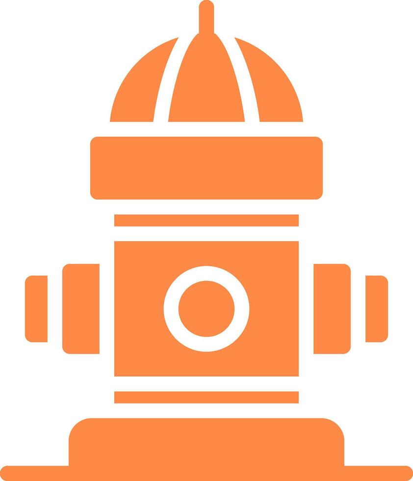 Fire Hydrant Creative Icon Design vector