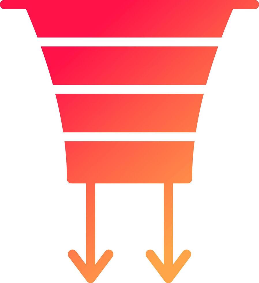 Funnel Creative Icon Design vector