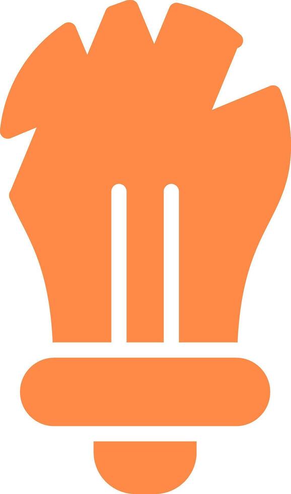 Bulb Creative Icon Design vector
