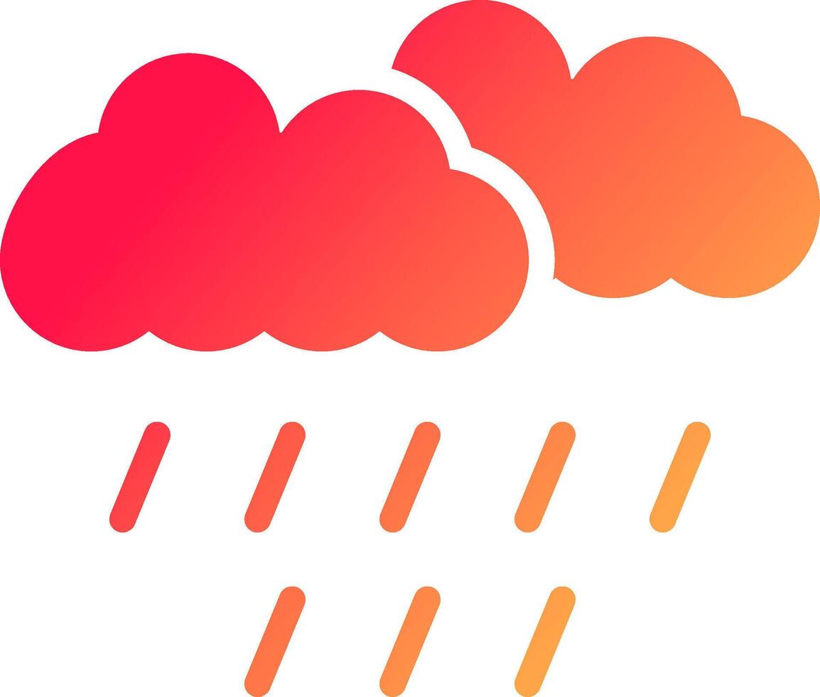 Rainy Day Creative Icon Design vector